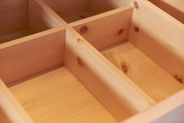 Avenschublade Unterteilung