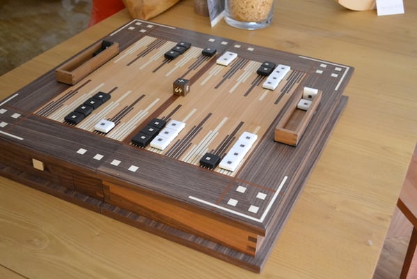 Backgammon Holz handgemacht