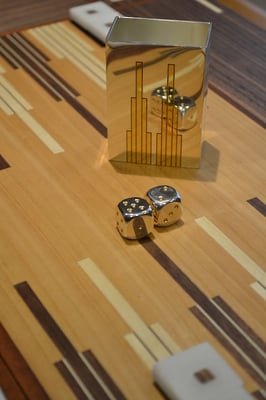 Backgammon Holz handgemacht