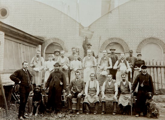 Emailliermeister und Äderer