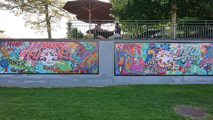 Idee kreativ, Grafik, Beschriftungen, Werbetechnik, Wandgestaltung, Graffiti Workshops, Bern, Zürich,