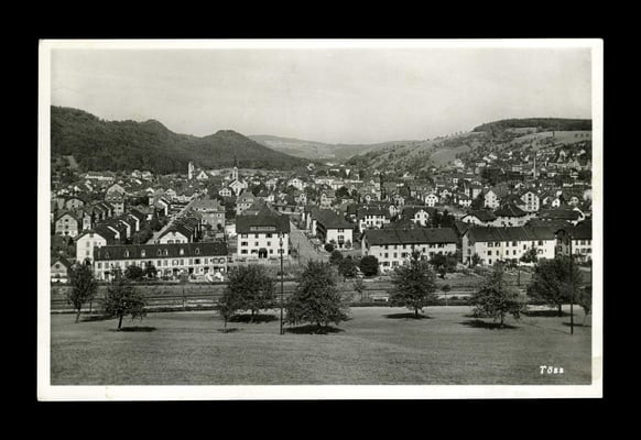 Fotografie vor 1935,     Eichliacker und Töss vom Vogelsang