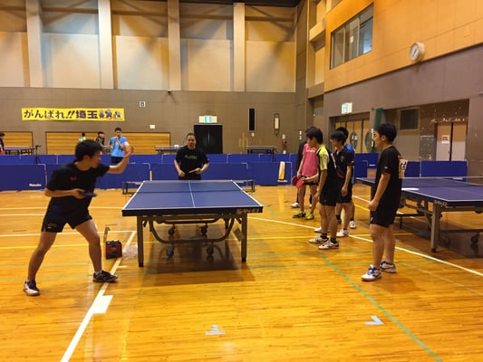 偉関さんによる技術指導