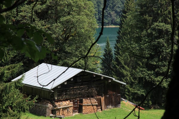 Blick auf den Freibergsee