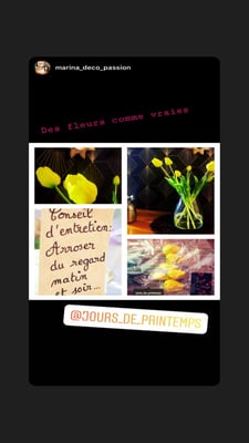 Tulipes artificielles Haut de Gamme