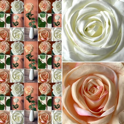 Rose artificielle Haut de Gamme