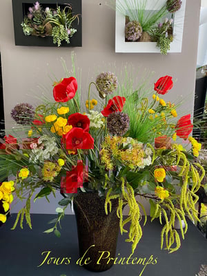 Fleurs artificielles champêtres Haut de Gamme