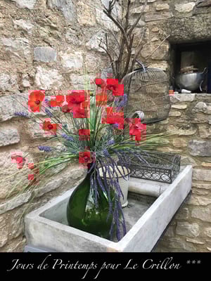 Coquelicots artificiels Haut de Gamme