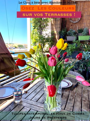 Tulipes artificielles Haut de Gamme