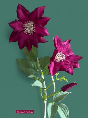 Clématite artificielle haut de gamme