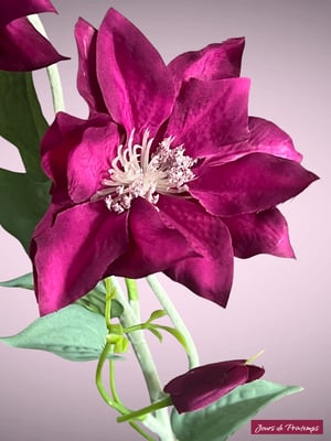 Clématite artificielle haut de gamme