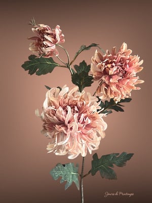 Dalhia artificiel haut de gamme