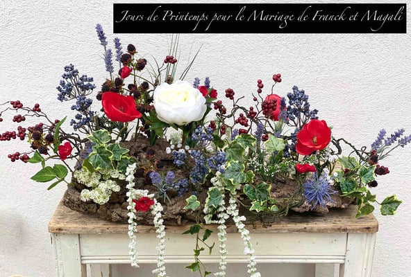 Créations florales artificielles Haut de Gamme pour Mariage