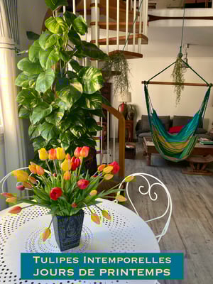 Tulipes artificielles Haut de Gamme