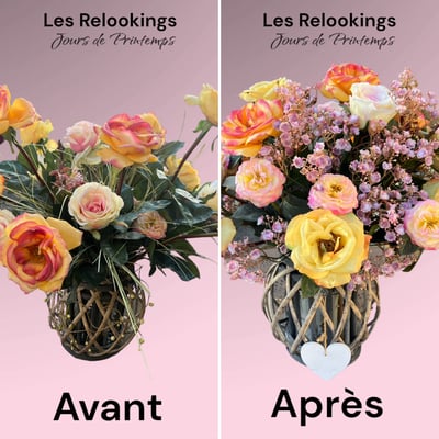 Relooking Bouquet de Fleurs Artificielles