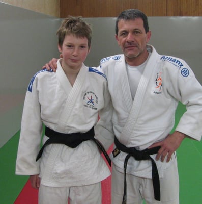 Gabin BESLEY CN 1er DAN et Alberto RAMOS (Prof)