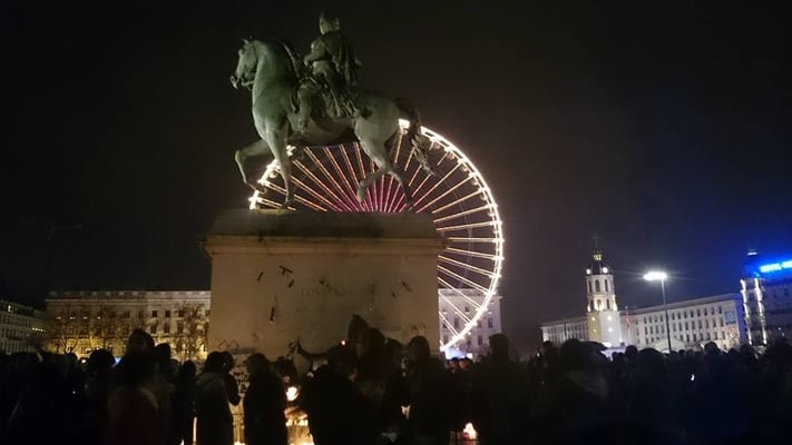 8 décembre grande roue Bellecour