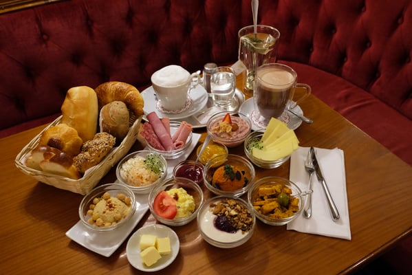 Alles war Ihr Frühstücks Herz begehrt