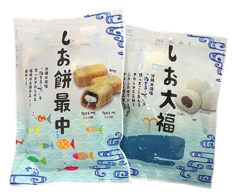 塩シリーズの『しお大福』と『しお餅最中』