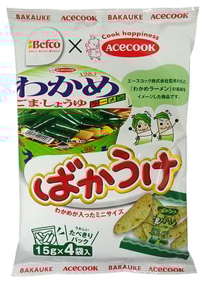 ばかうけわかめラーメン味