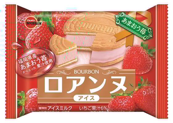 ロアンヌアイスあまおう苺