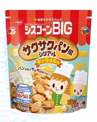 シスコーンBIG サクサクパン風シリアル キャラメル味