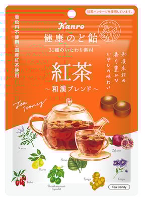健康のど飴紅茶