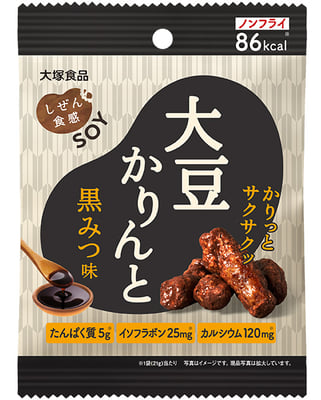 しぜん食感SOY 大豆かりんと 黒みつ味