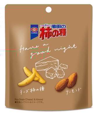 亀田の柿の種 チーズ＆アーモンド