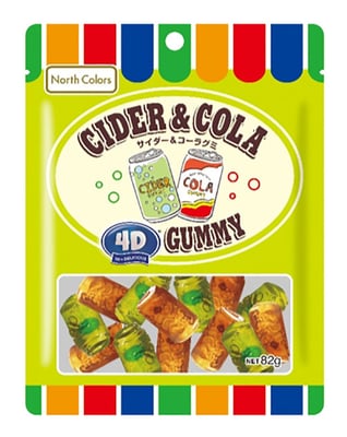 ４Ｄグミサイダー＆コーラ