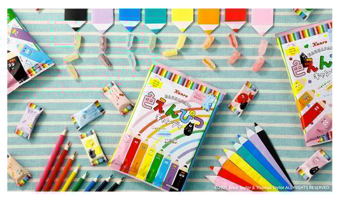 色えんぴつキャンディ