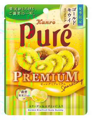 ピュレグミプレミアム　ゴールドキウイスパークリング