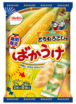 ばかうけ　とうもろこし味