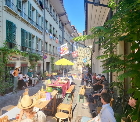 Am Nachmittag läuft’s heiss (Foto vom Nachbar David Linder)