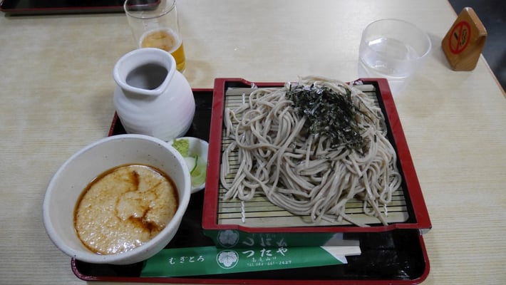 とろろざる蕎麦。とても美味しかったです。