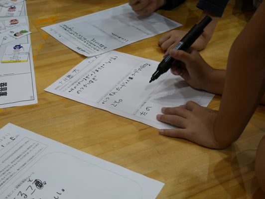 ファシリテーターを務めた中央大学の学生によると、HUGには大人でも悩む課題があるとのこと。