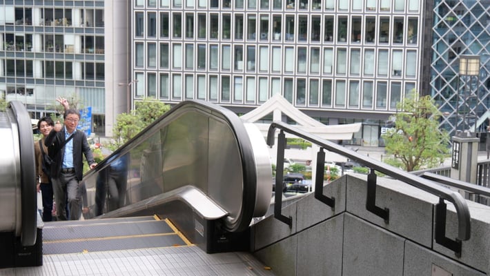 エレベーターでらくらくです