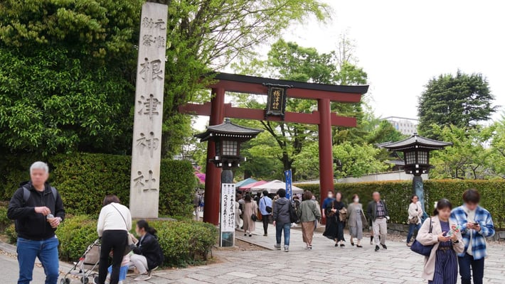 根津神社の鳥居