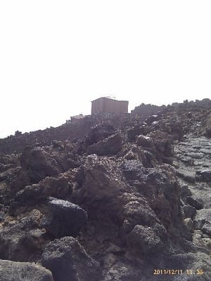 Seilbahn-Haus am Teide