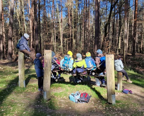 Draußen unterwegs sein und die Natur entdecken: das möchte die Entdeckerbande (Foto: NAJU)