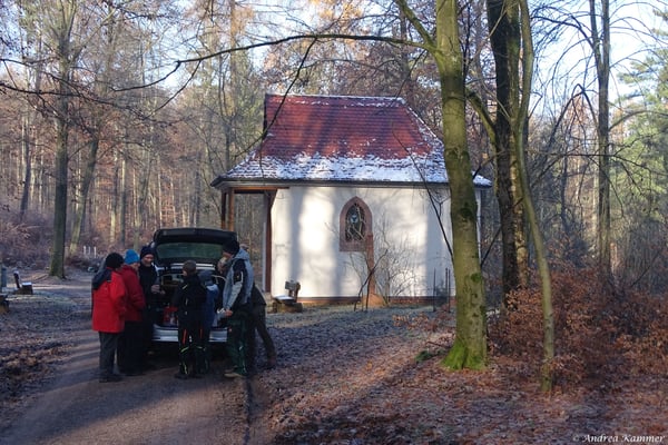 Pause an der Edelweißkapelle