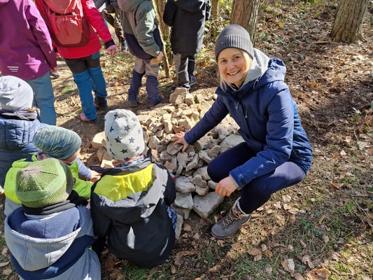 Jeannette ist Gruppenleitung der Entdeckerbande (Foto: NAJU).