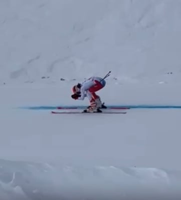 und Pierre-Yves auf der Suche nach der Ideallinie! 