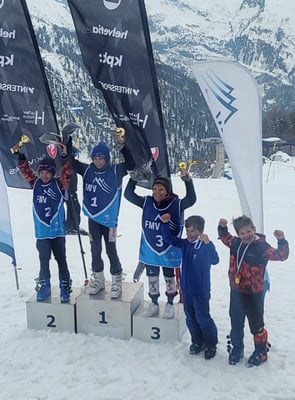 auch Podestplätze! 1. Laurin, 2. Lias, 3. Linus - Wow!