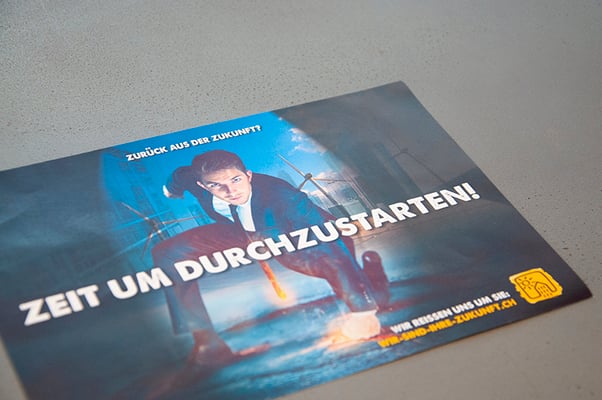 Andy Wickart Haustechnik AG – Design Jobflyer und Webseite