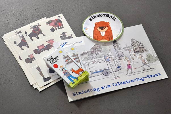 Diverse Illustrationen als Verkaufsunterstützungen