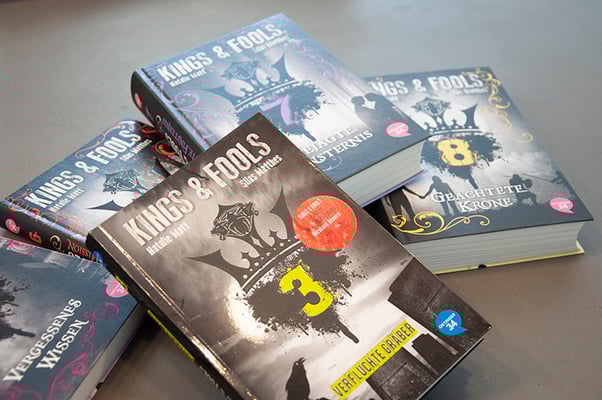 Oetinger34 Verlag – Coverdesign für Jugendbuchserie «Kings & Fools»