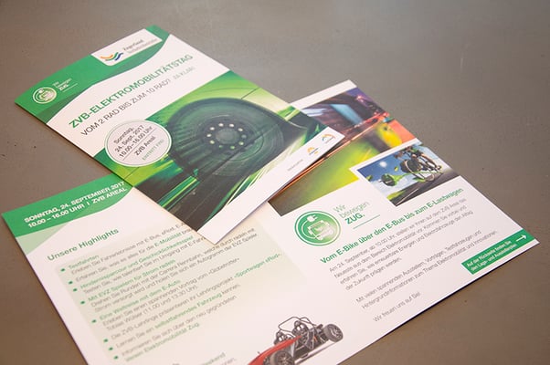 Zugerland Verkehrsbetriebe (ZVB) – Design Auftritt Elektromobilitätstag