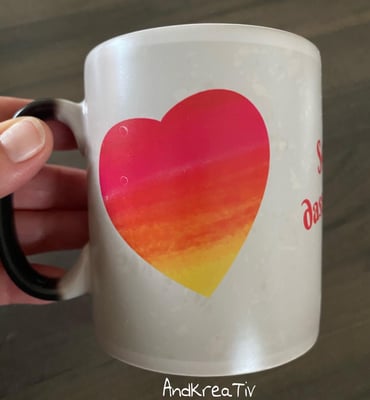 Farbverlauftasse schwarz