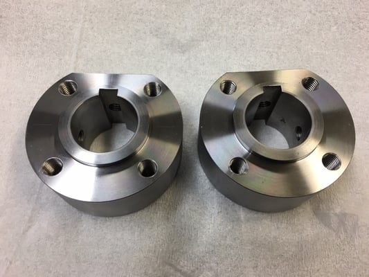 旋盤加工+フライス加工